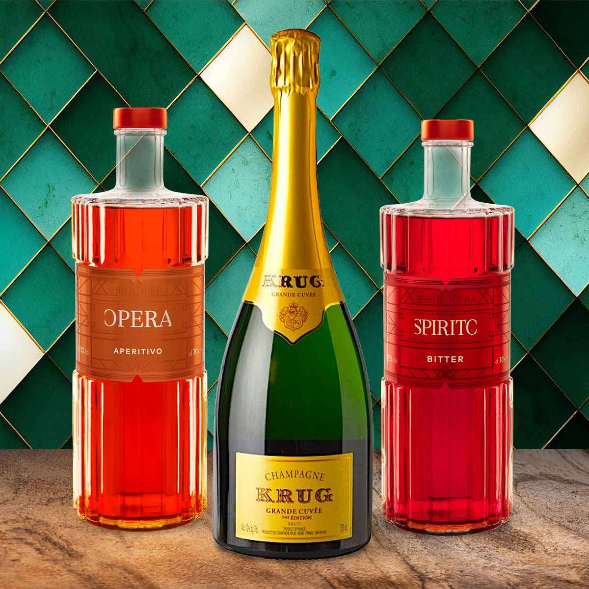 La Firma - Spirito Bitter · Opera Aperitivo · Krug Grande Cuvée 172ème Édition