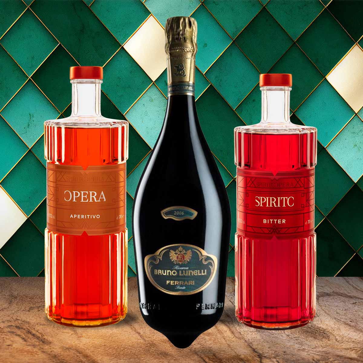 La Firma - Spirito Bitter · Opera Aperitivo · Bruno Lunelli Riserva 2006